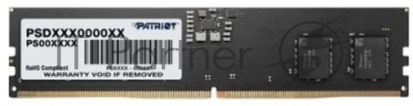 Оперативная память Patriot Signature, DDR5, 16GB (1x16 GB), 5200 MHz, CL42, DIMM