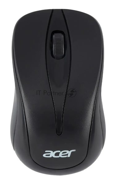 Мышь беспроводная Acer OMR131 черный, 1000 dpi, радиоканал, USB, кнопки - 3