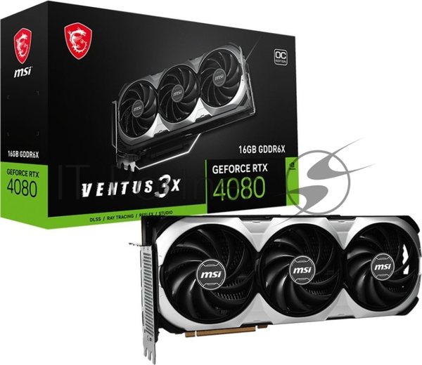 Видеокарта MSI PCI-E 4.0 RTX 4080 16GB VENTUS 3X OC