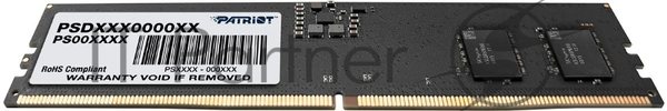 Оперативная память Patriot Signature, DDR5, 32GB (1x32 GB), 4800 MHz, CL40, DIMM