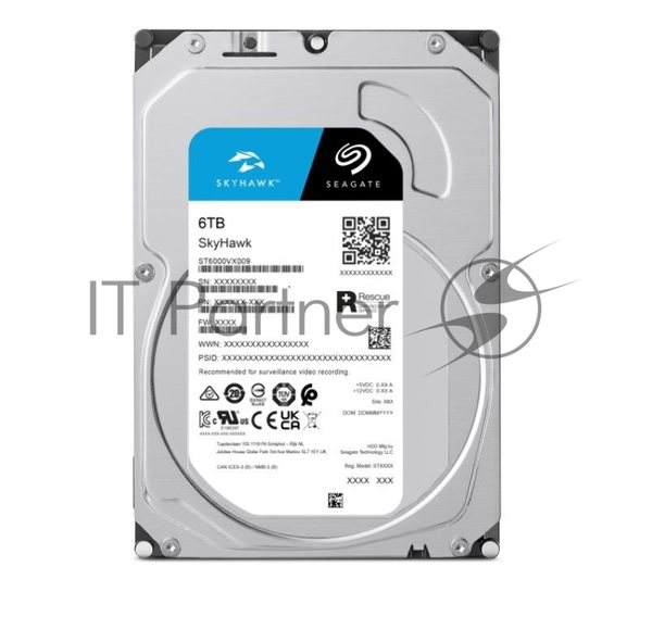 Жесткий диск Seagate SATA 6Tb 5400RPM 6Gb/S 256MB ST6000VX009