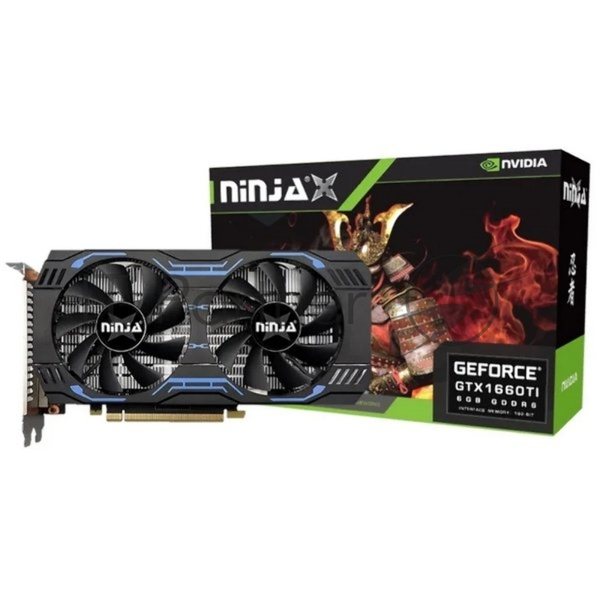 Видеокарта Ninja (Sinotex) Geforce GTX1660Ti 6Gb PCIE (1536SP) 192BIT GDDR6 (DVI/HDMI/DP)