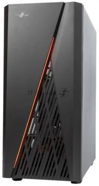 Компьютерный корпус ATX Eurocase A39 ARGb черный без БП закаленное стекло USB 3.0