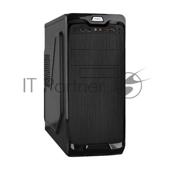 Компьютерный корпус Miditower ExeGate EX287030RUS UN-604-UN600 (ATX, БП UN600 с вент. 12см, 2*USB+2*USB 3.0, аудио, черный)
