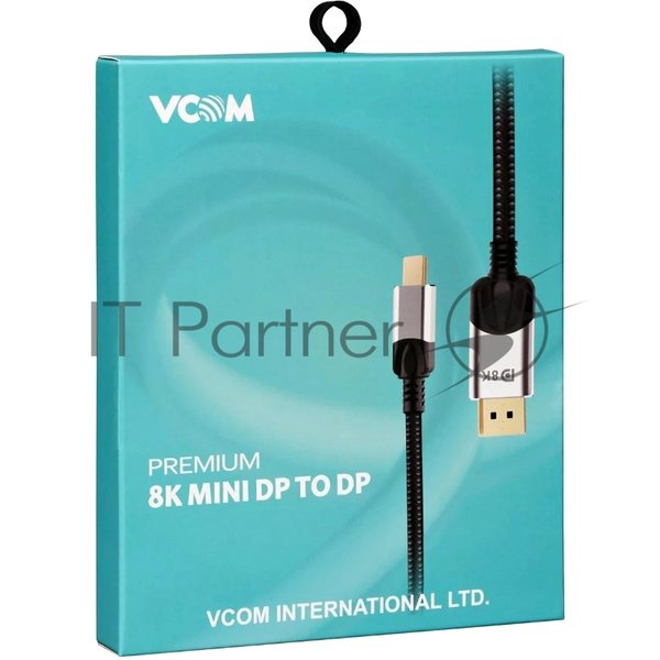 Кабель-переходник Mini DisplayPort M -> DisplayPort M 1.4V 3 м VCOM