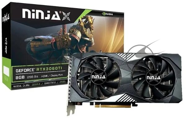 Видеокарта Ninja (Sinotex) Geforce RTX 3060Ti 8Gb GDDR6 256bit HDMI DP