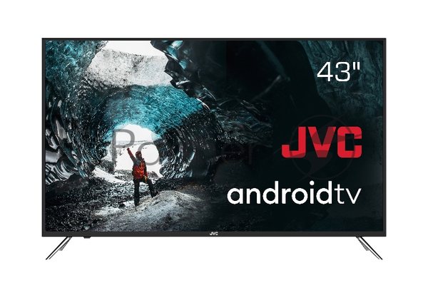 Телевизор JVC 43" LT-43M792 черный DLED UHD 60Hz Smart TV