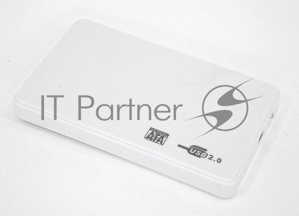 Бокс для жесткого диска 2,5" пластиковый USB 2.0 DM-2508 белый