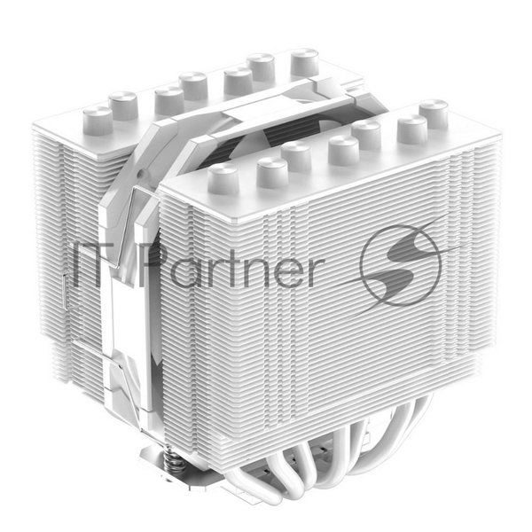 Кулер для процессора ID-COOLING SE-207 XT SLIM белый 120мм алюминий/медь 1800rpm 35.2db 4-pin 220W 135мм