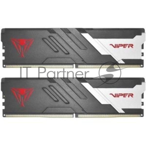 Оперативная память Patriot Viper Venom, DDR5, 64GB (2x32GB), 5200MHz, CL40, DIMM, с радиаторами, черный
