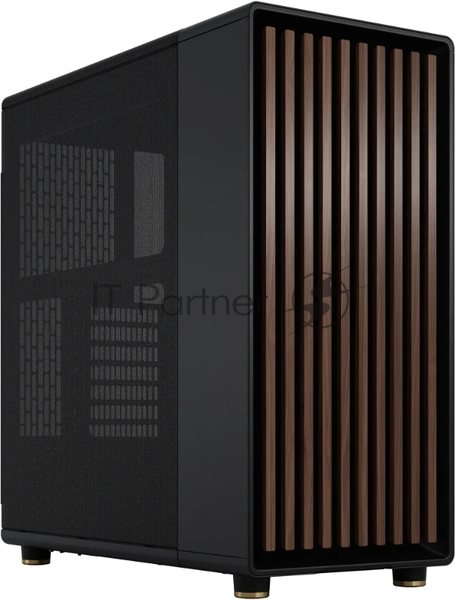 Компьютерный корпус Fractal Design North Charcoal черный без БП mATX 3x120мм 2xUSB 3.0 1xUSB3.1 audio bott PSU