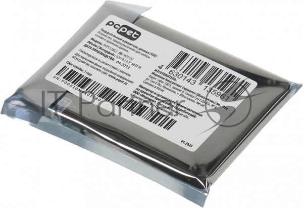 Накопитель SSD PC PET PCPS128G2, 128Gb, SATA-III, 2.5", R/W 500/430  OEM