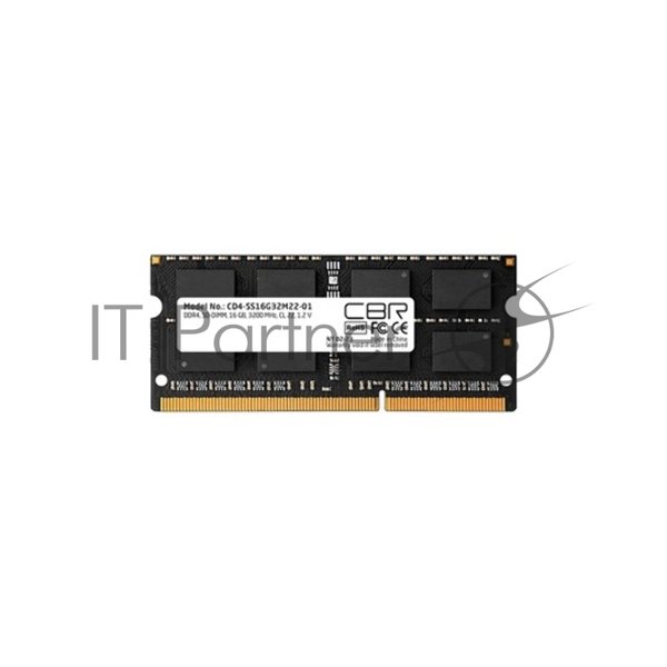 Оперативная память CBR, DDR4, 16GB (1x16GB), 3200MHz, CL22, SO-DIMM