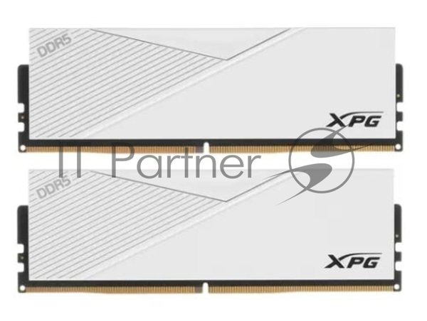 Оперативная память XPG Lancer, DDR5, 32GB (2x16GB), 6000MHz, CL30, DIMM, с радиаторами, белый