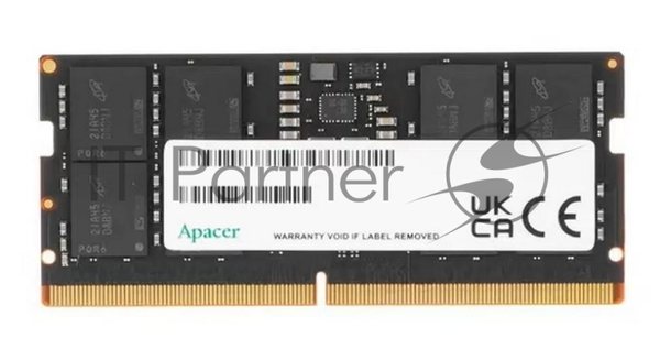 Оперативная память Apacer, DDR5, 16GB (1x16GB), 4800MHz, CL40, SO-DIMM
