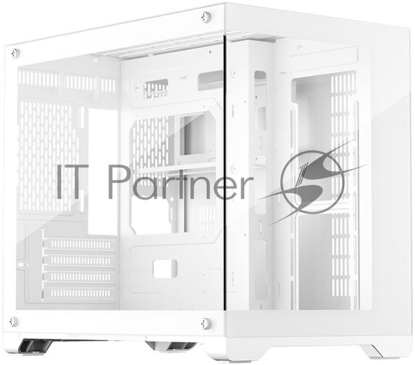 Компьютерный корпус 1STPLAYER MEGAVIEW MV6-T белый/mATX/MV6-TP-WH
