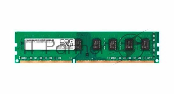 Оперативная память CBR, DDR3, 4GB (1x4 GB), 1600 MHz, CL11, DIMM