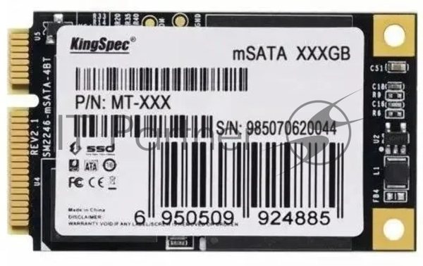 Накопитель SSD KINGSPEC MT Series MT-512, mSATA, R/W 560/540, 3D NAND