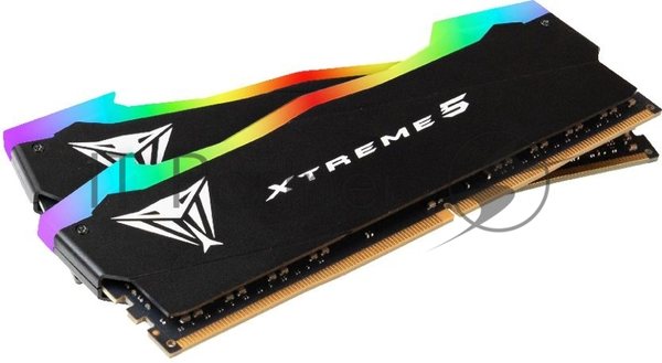 Оперативная память Patriot Viper Xtreme 5, DDR5, 32GB (2x16GB), 7600MHz, CL36, DIMM, с радиаторами, RGB, черный