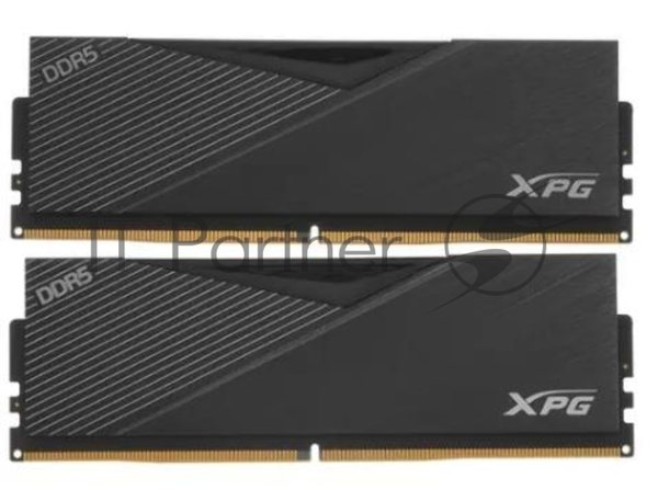 Оперативная память XPG Lancer, DDR5, 32GB (2x16GB), 6400MHz, CL32, DIMM, с радиаторами, черный