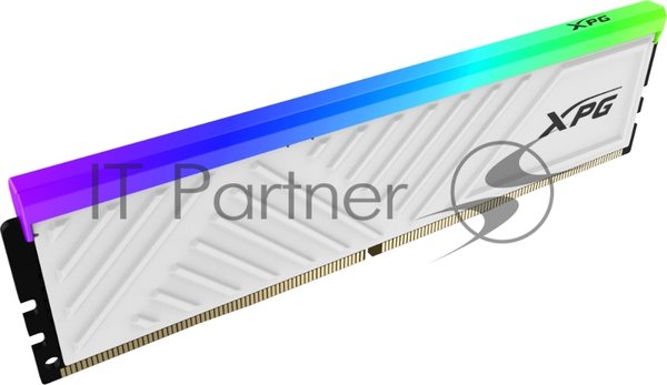 Оперативная память XPG Spectrix D35G RGB, DDR4, 8GB (1x8GB), 3200MHz, CL16, DIMM, с радиатором, белый, RGB
