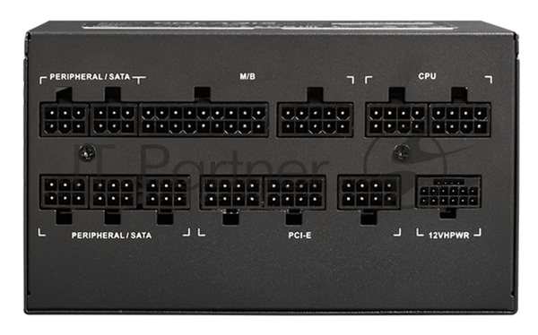 Блок питания Chieftec Polaris Pro PPX-1300FC-A3, 1300Вт, 80 PLUS Platinum, 135мм, модульный, черный