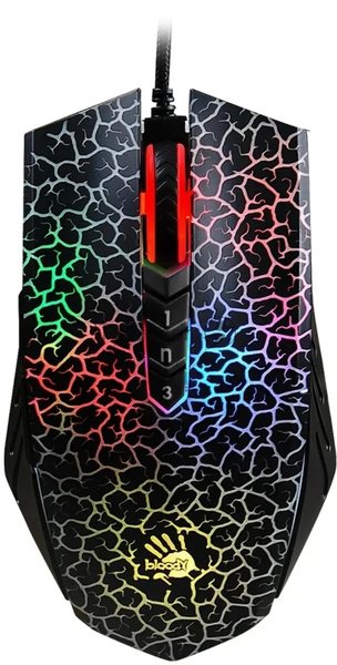 Мышь проводная A4Tech Bloody A70A черный, 6200 dpi, USB Type-A, кнопки - 8