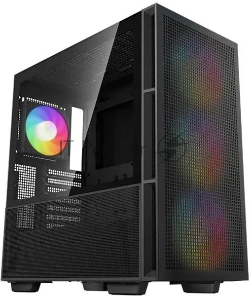 Компьютерный корпус DeepCool CH560 черный (R-CH560-BKAPE4-G-1) (ATX, без БП, 2хUSB, с окном)