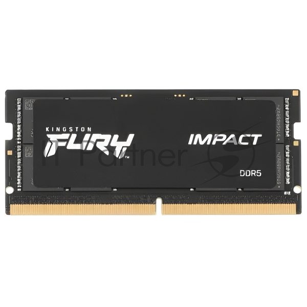 Оперативная память Kingston Fury Impact, DDR5, 64Gb (2x32Gb), 5600MHz, CL40, SO-DIMM