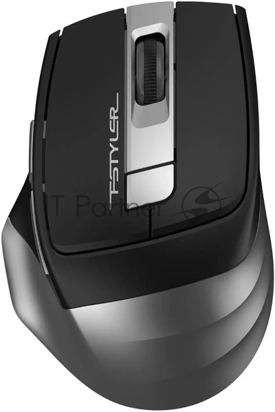 Мышь беспроводная A4Tech Fstyler FG35S серый/черный, 2000 dpi, радиоканал, USB, кнопки - 5