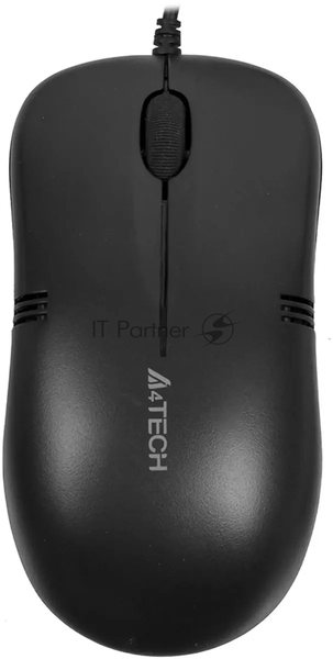 Мышь проводная A4Tech OP-560NUS черный, 1200 dpi, USB, кнопки - 3