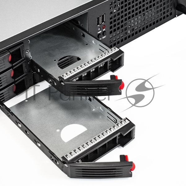 Серверный корпус ExeGate Pro 2U660-HS06 (RM 19", высота 2U, глубина 660, Redundant БП 2x550W, 6xHotSwap, USB)