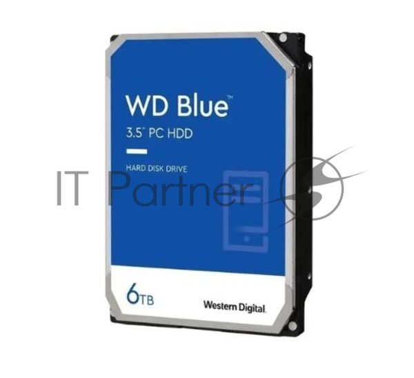 Жесткий диск Western Digital SATA 6Tb 6Gb/S 256MB BLUE WD60EZAX WDC