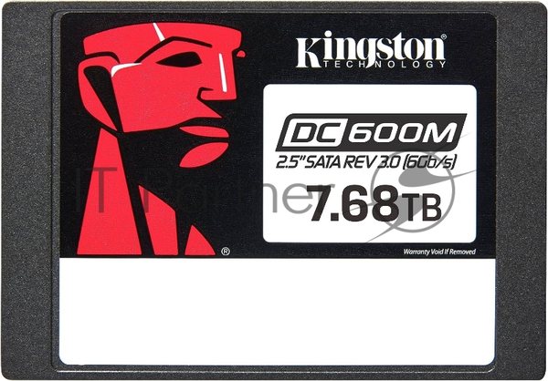Накопитель SSD Kingston DC600M, 7680 Gb, SATA III, R/W 560/530 МБ/с