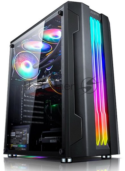 Компьютерный корпус ALSEYE Auro 3.0-B Mini-ITX/Micro ATX/ATX, USB 2.0*2+HD Audio+USB 3.0*1, ";H.D.D.(3.5";)*2pcs+S.S.D(2.5";)*2pcs, 354*185*413мм";