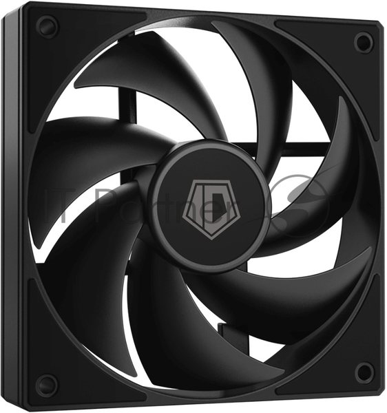 Вентилятор для корпуса ID-Cooling AF-125-K черный, 120 мм, 2000 об/мин, 29.85 дБ, 4 pin