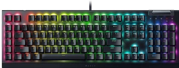 Клавиатура Razer BlackWidow V4 X Green Switch проводная, USB Type-A, чёрный (РУ раскладка)