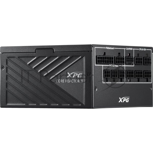 Блок питания ADATA XPG CORE REACTOR II 1200 (COREREACTORII1200G-BKCEU), 1200Вт, 80 PLUS Gold, 135мм, модульный, черный