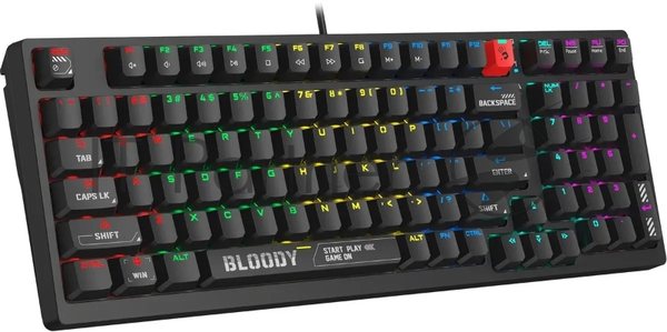 Клавиатура проводная A4Tech Bloody S98 (S98 черный) USB черный