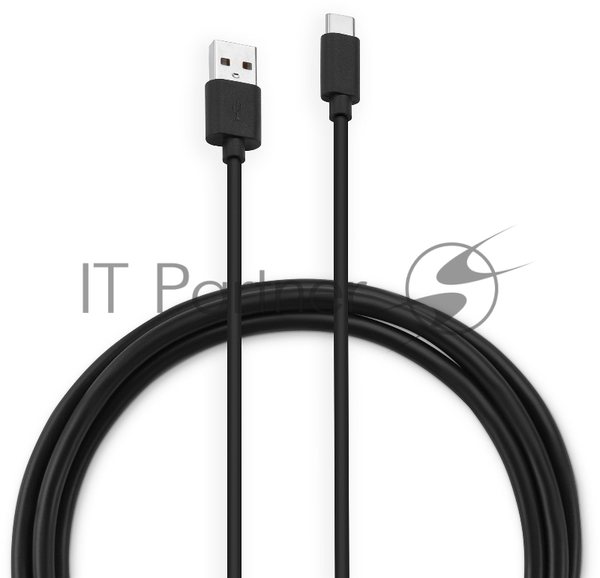 Кабель Buro BU-USB-AC-1M-3A USB (m)-USB Type-C (m) 1м черный