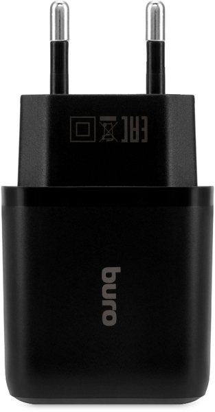 Сетевое зарядное устройство Buro BUWH1 15.5W 3.1A 2xUSB универсальное черный