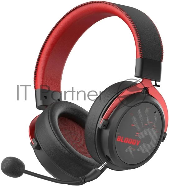 Гарнитура Bloody MR590 Sports Red красный/чёрный, беспроводная + проводная, Bluetooth, до 35 ч
