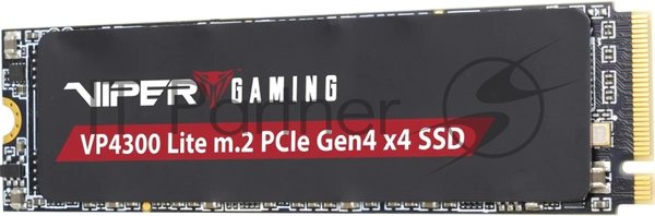Накопитель SSD Patriot Viper VP4300 Lite, 500Gb, PCIe 4.0 x4, M.2 2280, NVMe, R/W 7000/4000, с радиатором