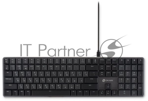 Клавиатура Oklick K953X проводная, USB Type-A, чёрный