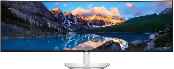 Монитор 49" Dell UltraSharp U4924DW IPS 5120x1440, 60 Гц, 5 мс, 32:9, 350 кд/м2, 2xHDMI, 1xDP, изогнутый, черный и серебристый/черный