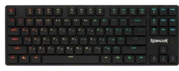 Клавиатура беспроводная Redragon Anubis K539-RGB, USB, Bluetooth/Радиоканал, черный