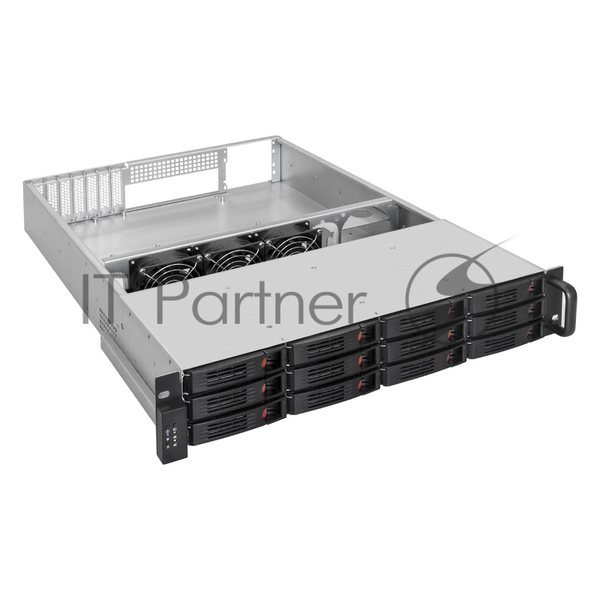 Серверная платформа ExeGate Pro 2U660-HS12 (RM 19", высота 2U, глубина 660, Redundant БП 2x1000W, 12xHotSwap)