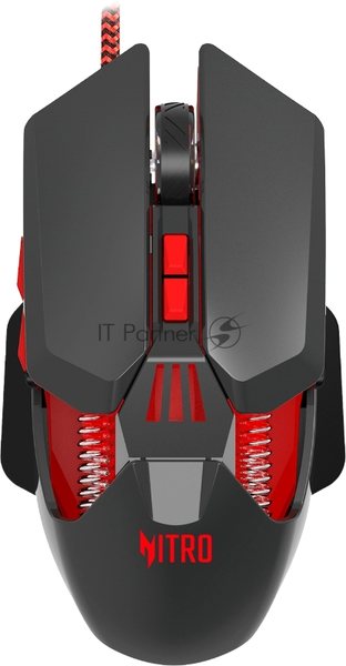 Мышь проводная Acer Nitro OMW302 черный, 7200 dpi, USB, кнопки - 7