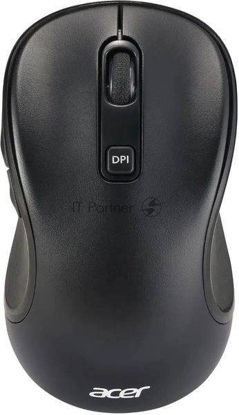 Мышь беспроводная Acer OMR303 черный, 1600 dpi, радиоканал, USB, кнопки - 6