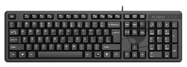 Клавиатура проводная A4Tech KR-3, USB, черный